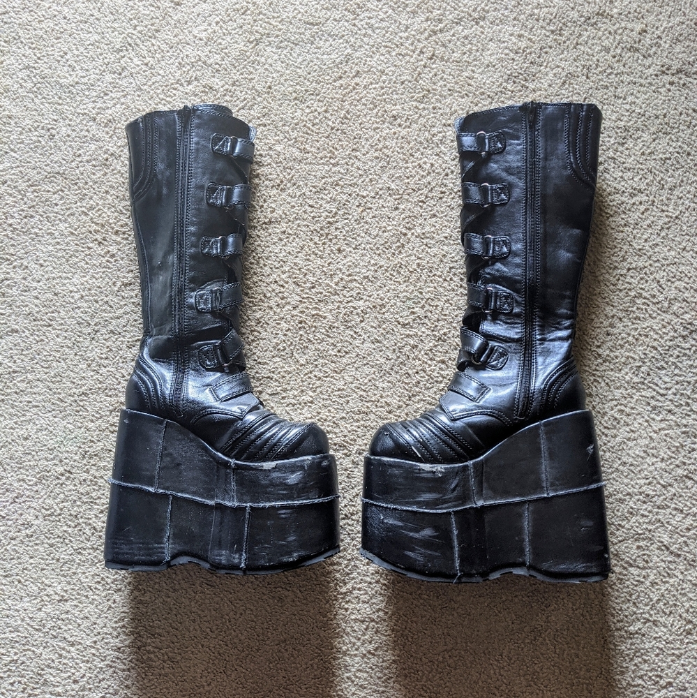 🦇 Demonia by Pleaser 🦇 Stack Platform Boots